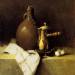 Still Life with Garlic (coffee pot and earthen jug)